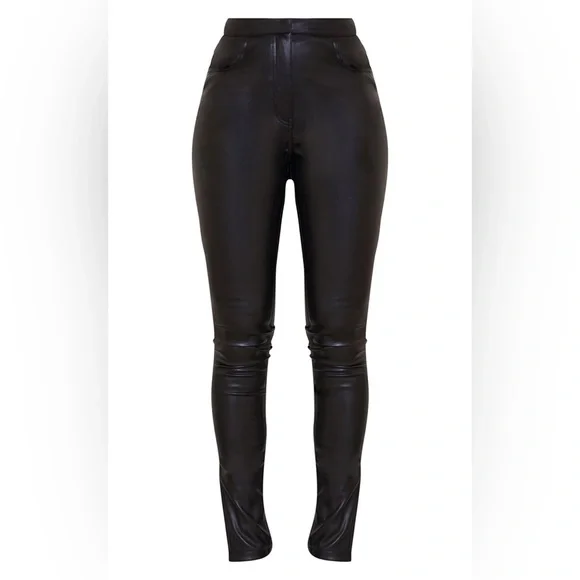EUC Wilfred Free Melina High Rise Cropped Vegan Leather Pants - Size 2 Reg